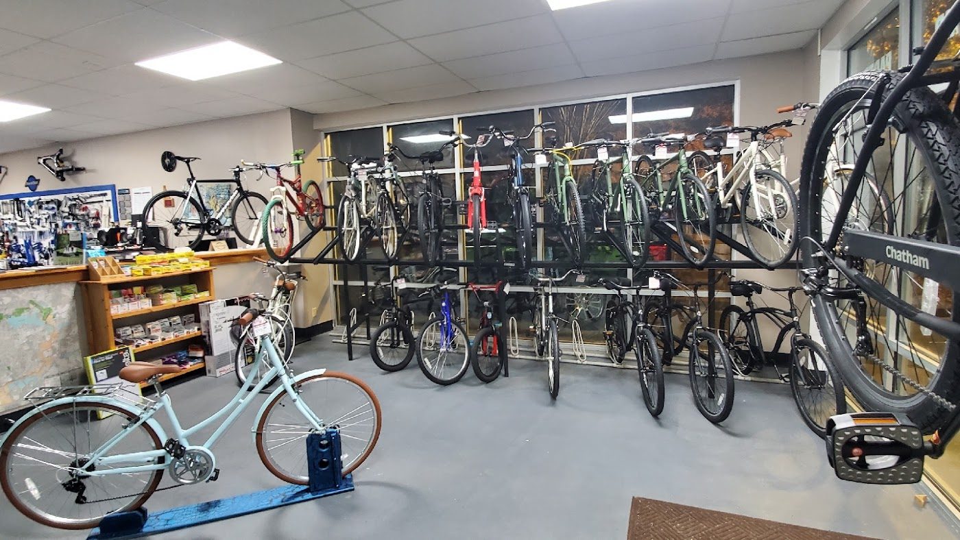 Bikes on the sales floor